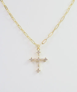 Chapel Hill Cross Necklace