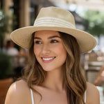 Load image into Gallery viewer, Sunday Market Woven Sun Hat

