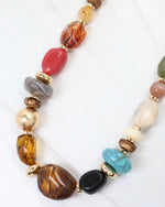Load image into Gallery viewer, Rumford Large Stone Necklace
