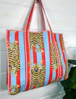 Load image into Gallery viewer, Tiger Quilted Tote
