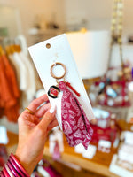 Load image into Gallery viewer, Carolina Bandana Bag Charm

