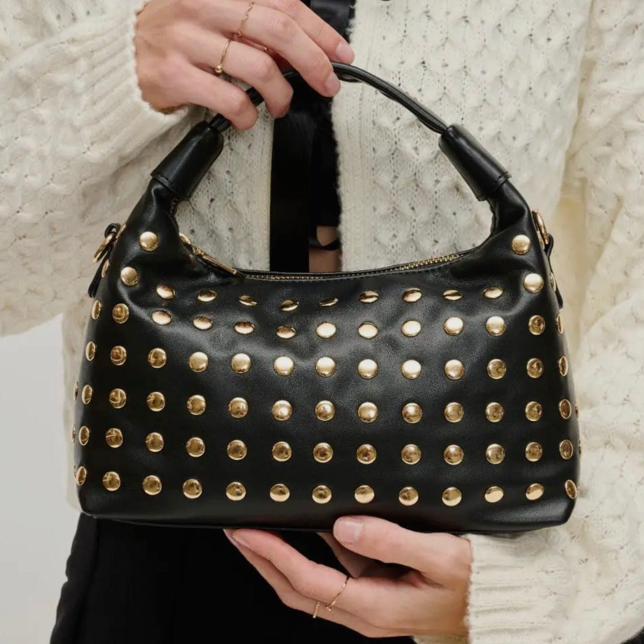 Beckette Studded Crossbody