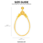 Load image into Gallery viewer, Gold BIBI All Weather Earrings
