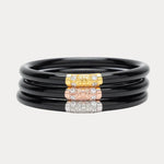 Load image into Gallery viewer, Three King All Weather Bangles - Black
