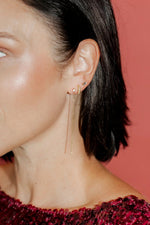 Load image into Gallery viewer, Huggie Earrings Scarlett Hoop
