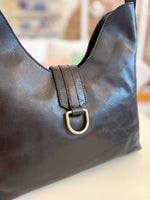Load image into Gallery viewer, Atlas Hobo Bag Black
