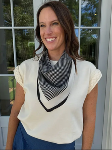 Rushton Houndstooth Scarf