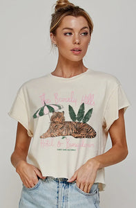 Beverly Hills Hotel Vintage Crop Tshirt
