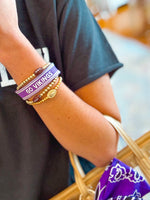 Load image into Gallery viewer, Embroidered Vikings Bracelet
