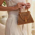 Load image into Gallery viewer, Rattan Cane Weave Rachel Bag
