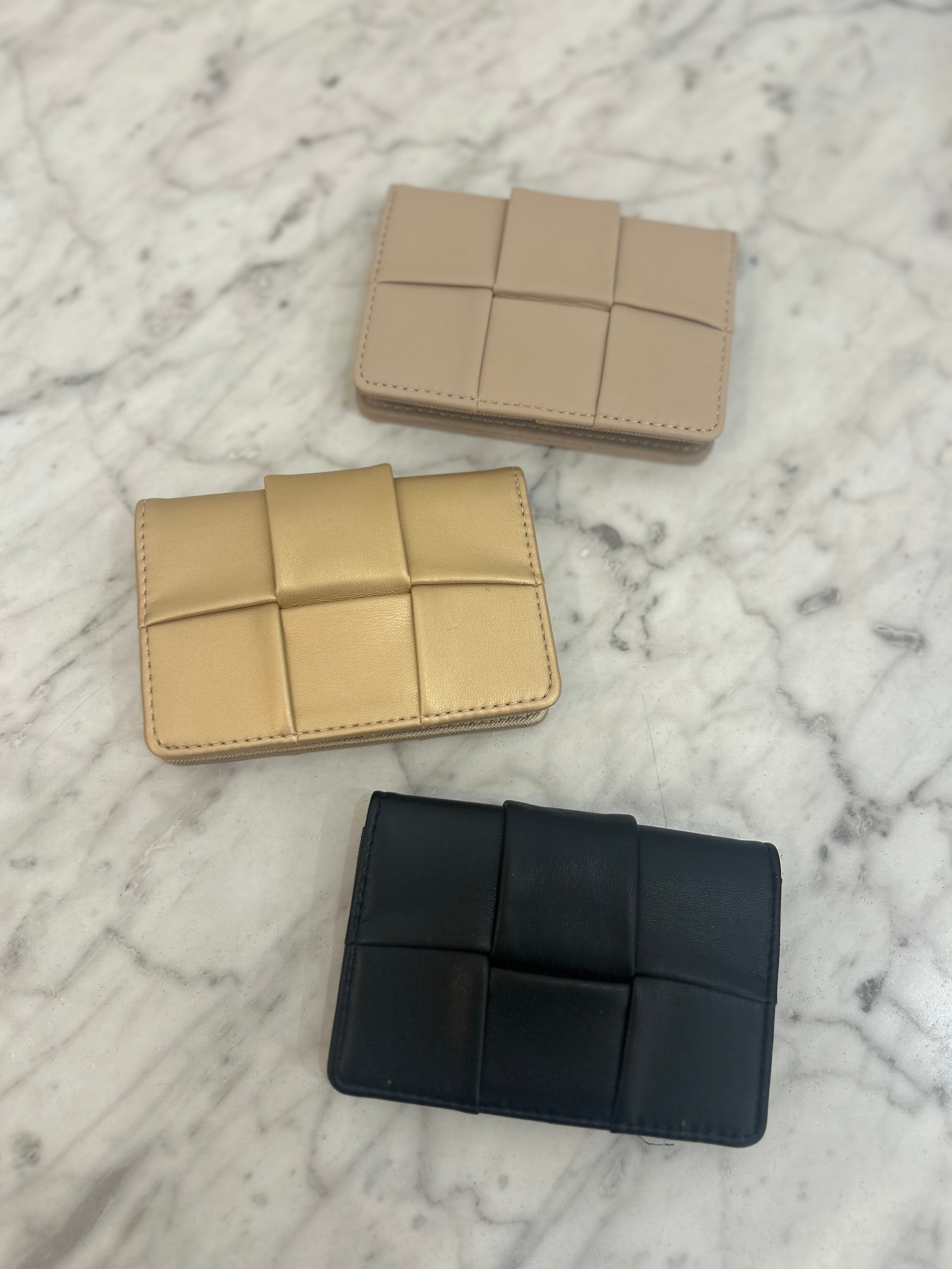 Quilted Leather Wallet