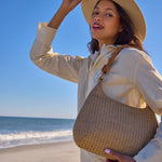 Load image into Gallery viewer, Madison Shoulder Bag Woven Straw
