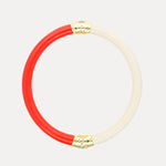 Load image into Gallery viewer, Coral/Ivory Single Yin &amp; Yang

