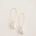 Load image into Gallery viewer, Natural Pearl Minimalist Earring
