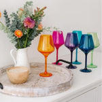 Load image into Gallery viewer, Acrylic Stemmed Wine Glasses
