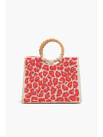 Load image into Gallery viewer, Pink Leopard Handheld with Crossbody Straps
