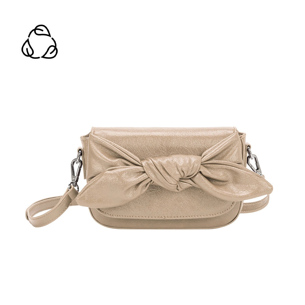 Faye Beige Recycled Vegan Crossbody Bag