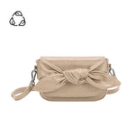 Load image into Gallery viewer, Faye Beige Recycled Vegan Crossbody Bag
