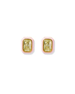 Load image into Gallery viewer, Screwback Stud Earrings Whitney Pink Apple
