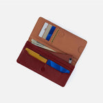 Load image into Gallery viewer, Hutton Large Wallet Red Dahlia
