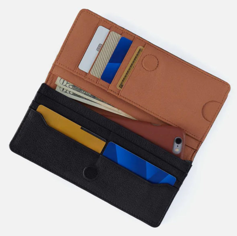Hutton Large Wallet Black