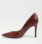 Load image into Gallery viewer, Hazel Brown Crocodile Embossed Leather
