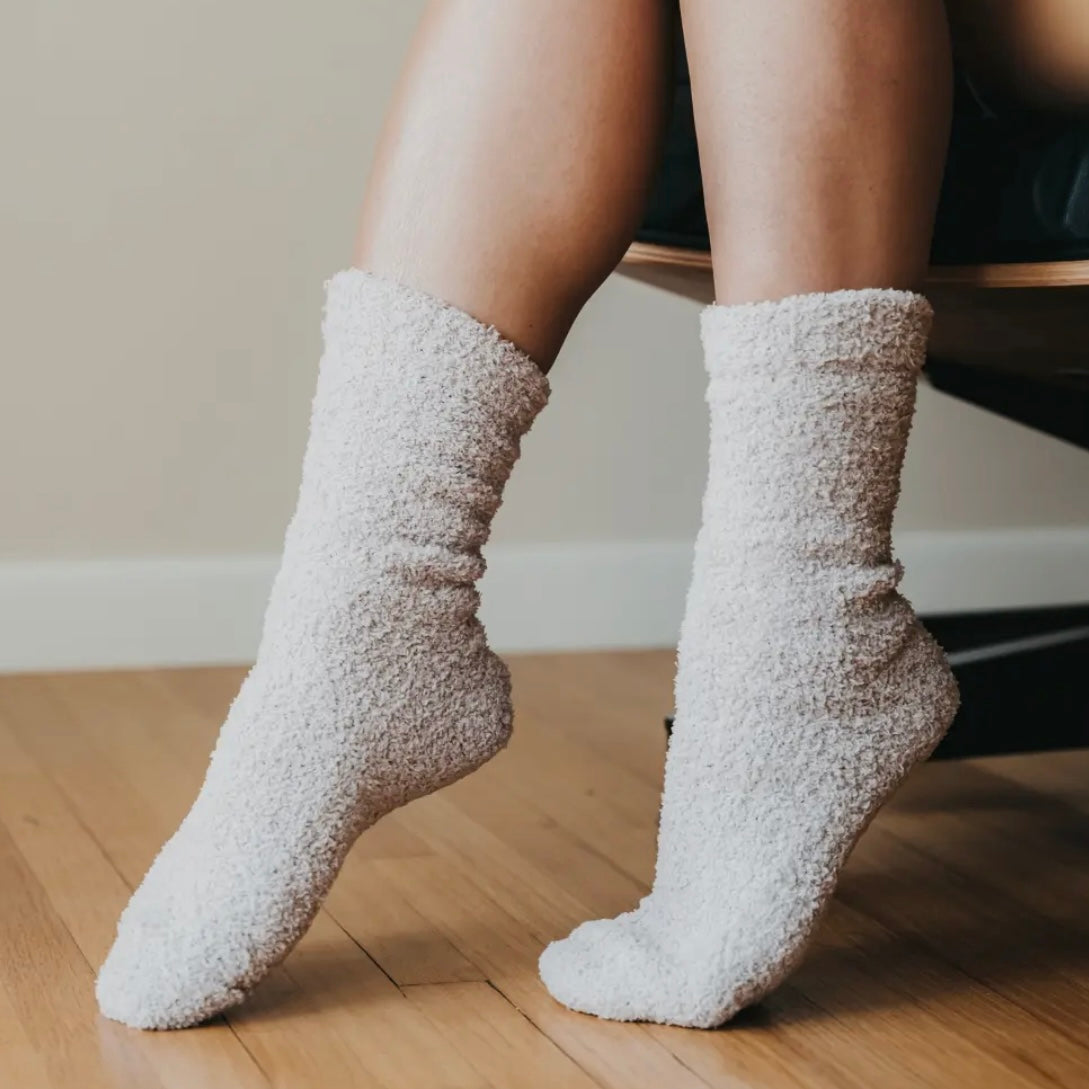 Cozy Cloud Socks Ivory