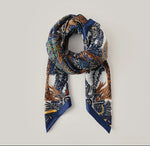 Load image into Gallery viewer, Midnight Garden Scarf
