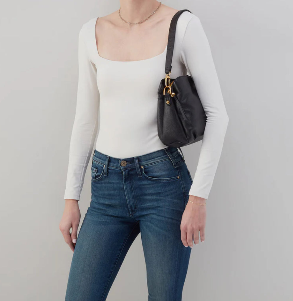 Starr Convertible Shoulder Bag Black