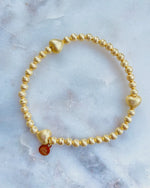 Load image into Gallery viewer, Golden Heart Bracelet
