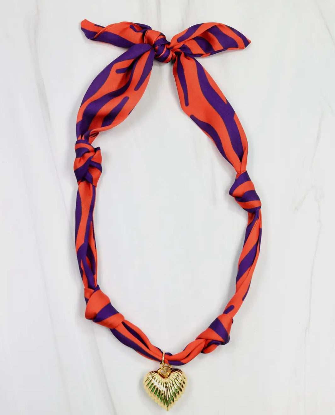 LeTigre Scarf Charm Necklace