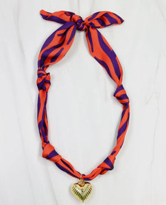 LeTigre Scarf Charm Necklace