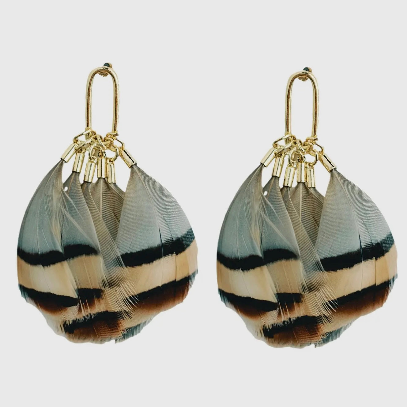Feather Tassel Earrings