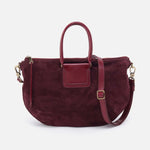 Load image into Gallery viewer, Sheila Large Crossbody Garnet Suede
