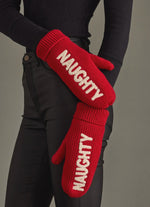 Load image into Gallery viewer, Naughty Knit Mittens
