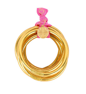 Gold All Weather Bangles Set of 6