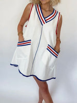 Load image into Gallery viewer, Patriotic Striped Coverup
