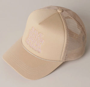 Save Water Embroidered Hat