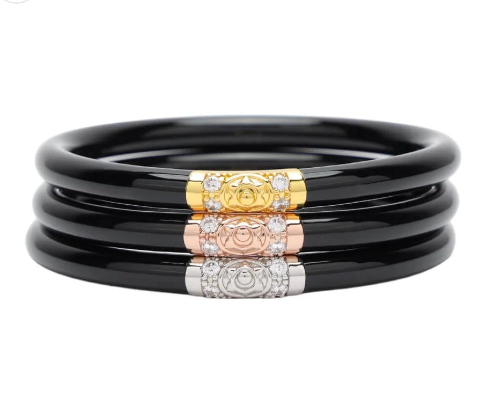 Three Kings All Weather Bangle Black