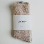 Load image into Gallery viewer, Cozy Cloud Socks Ivory
