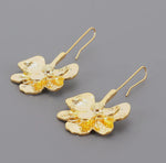 Load image into Gallery viewer, Metal Flower Earrings
