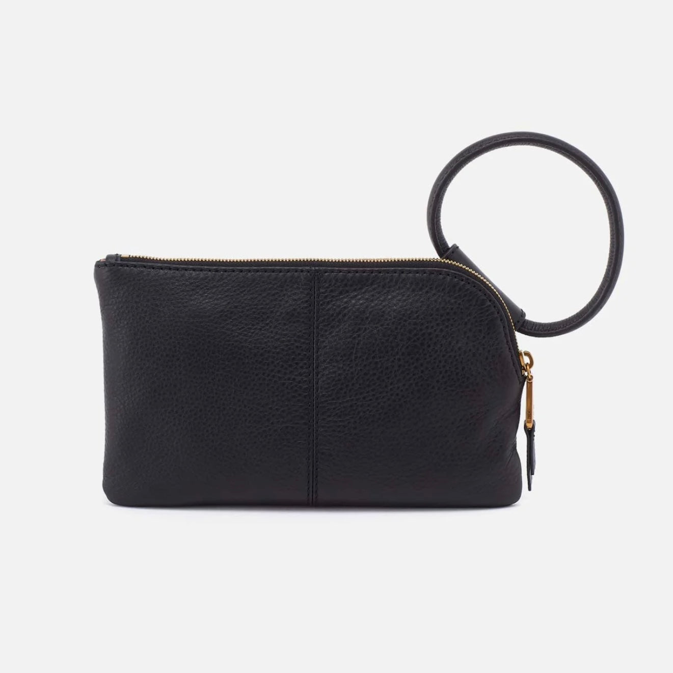Sable Wristlet Black Pebbled