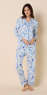 Load image into Gallery viewer, Soiree Pima Knit PJ Set
