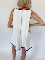 Load image into Gallery viewer, Patriotic Striped Coverup
