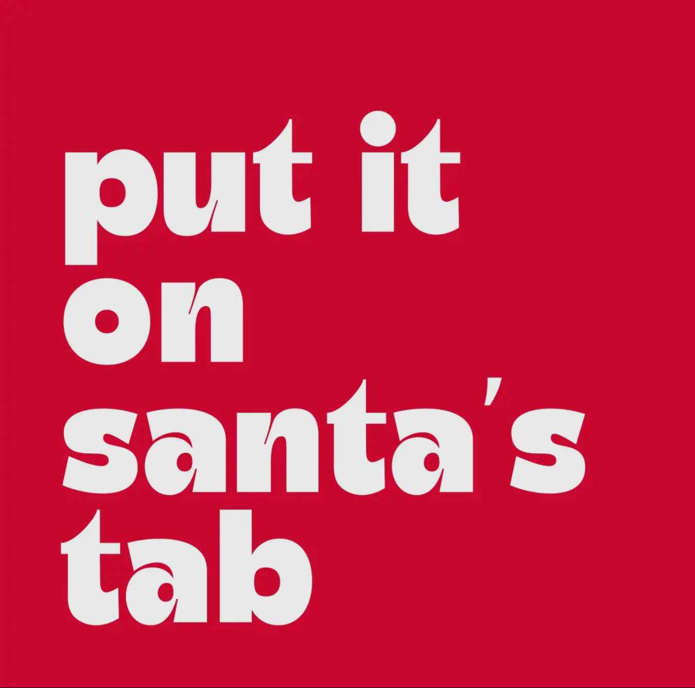 Santa’s Tab Napkins