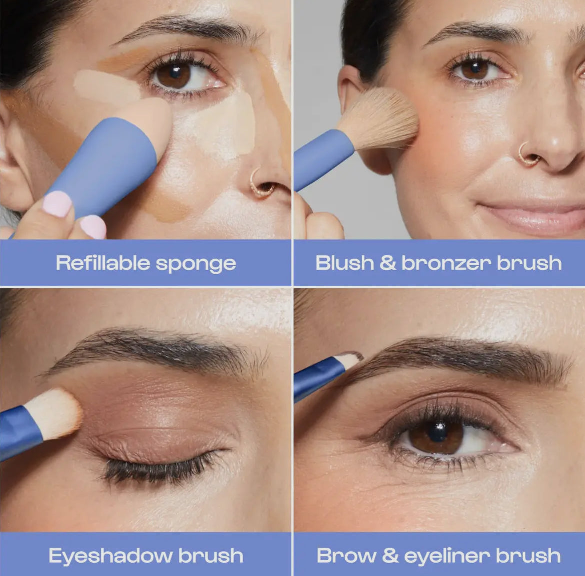 Multitasker 4-in-1 Makeup Brush