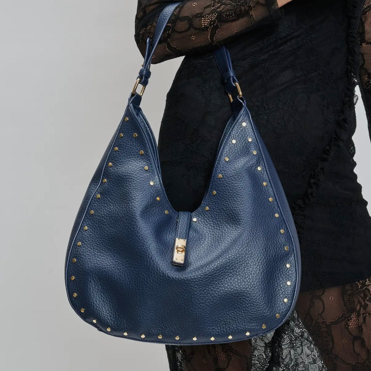 Olivia Navy Handbag