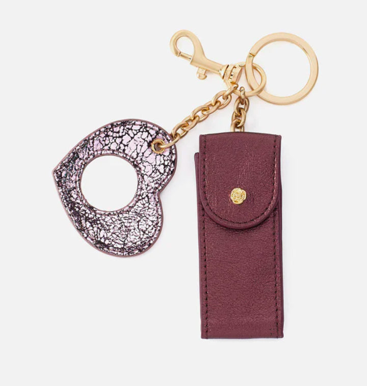 Lipstick Keychain Frosted Plum