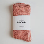 Load image into Gallery viewer, Cozy Cloud Socks Rosette Pink
