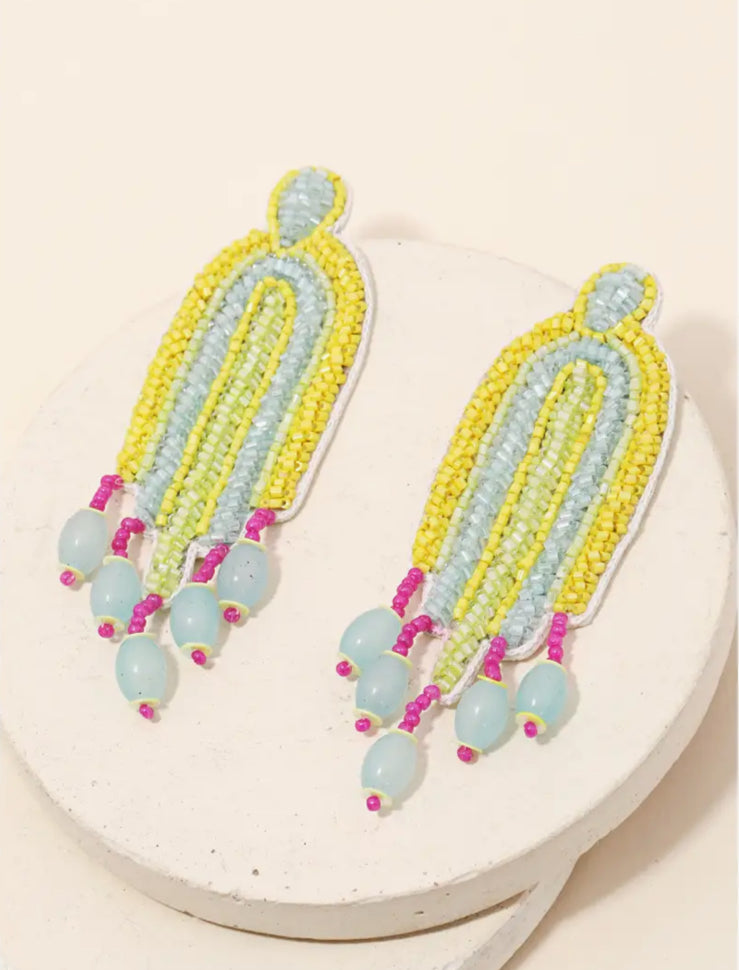Limewire Beaded Earrings